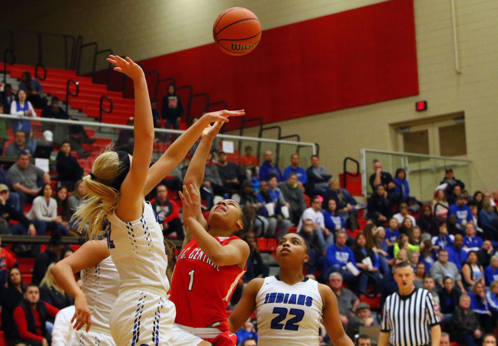 Gallery: Girls Basketball Sectional Finals - E.C. Central vs. Lake Central